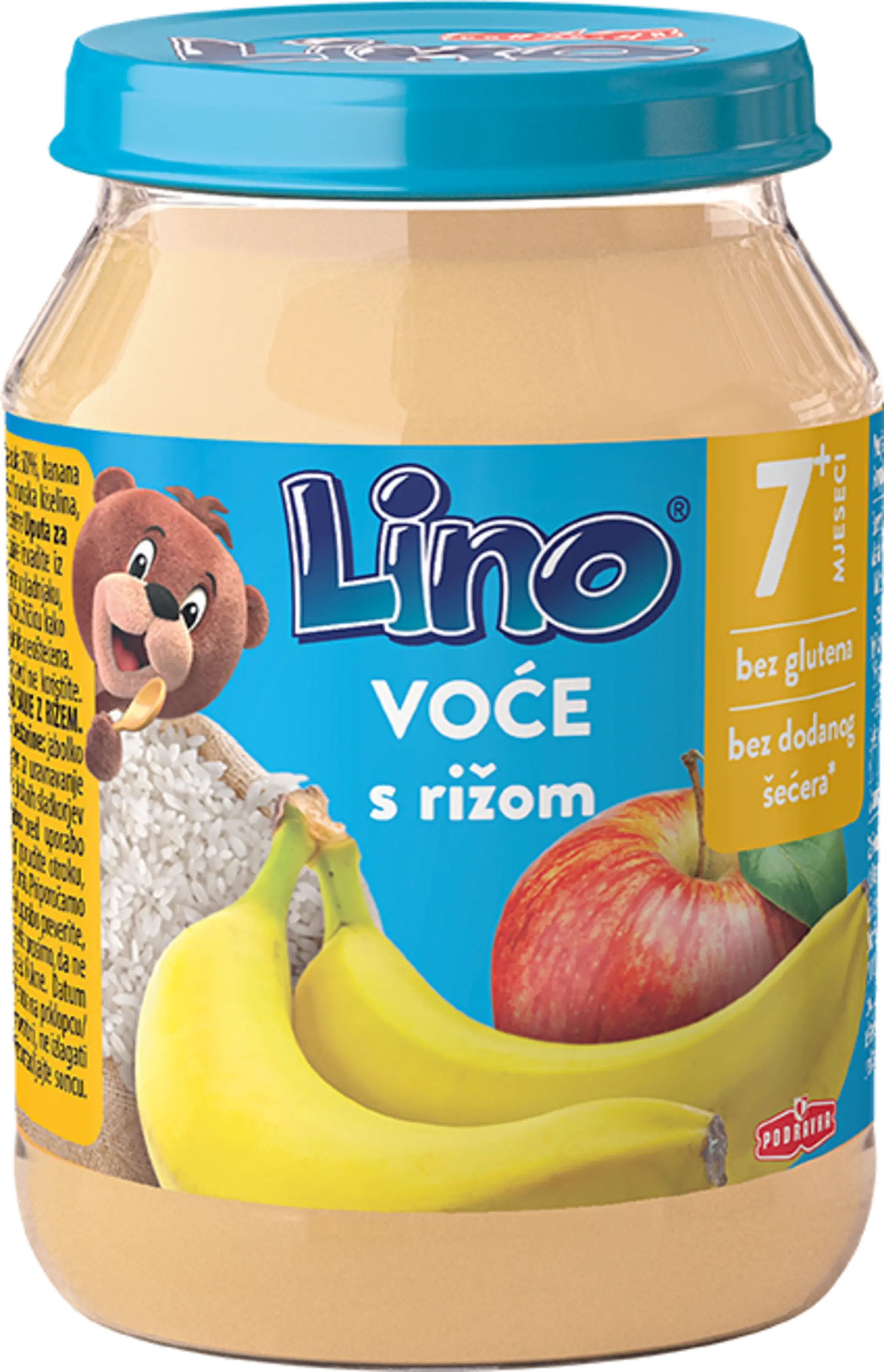 Lino puree fruit and rice