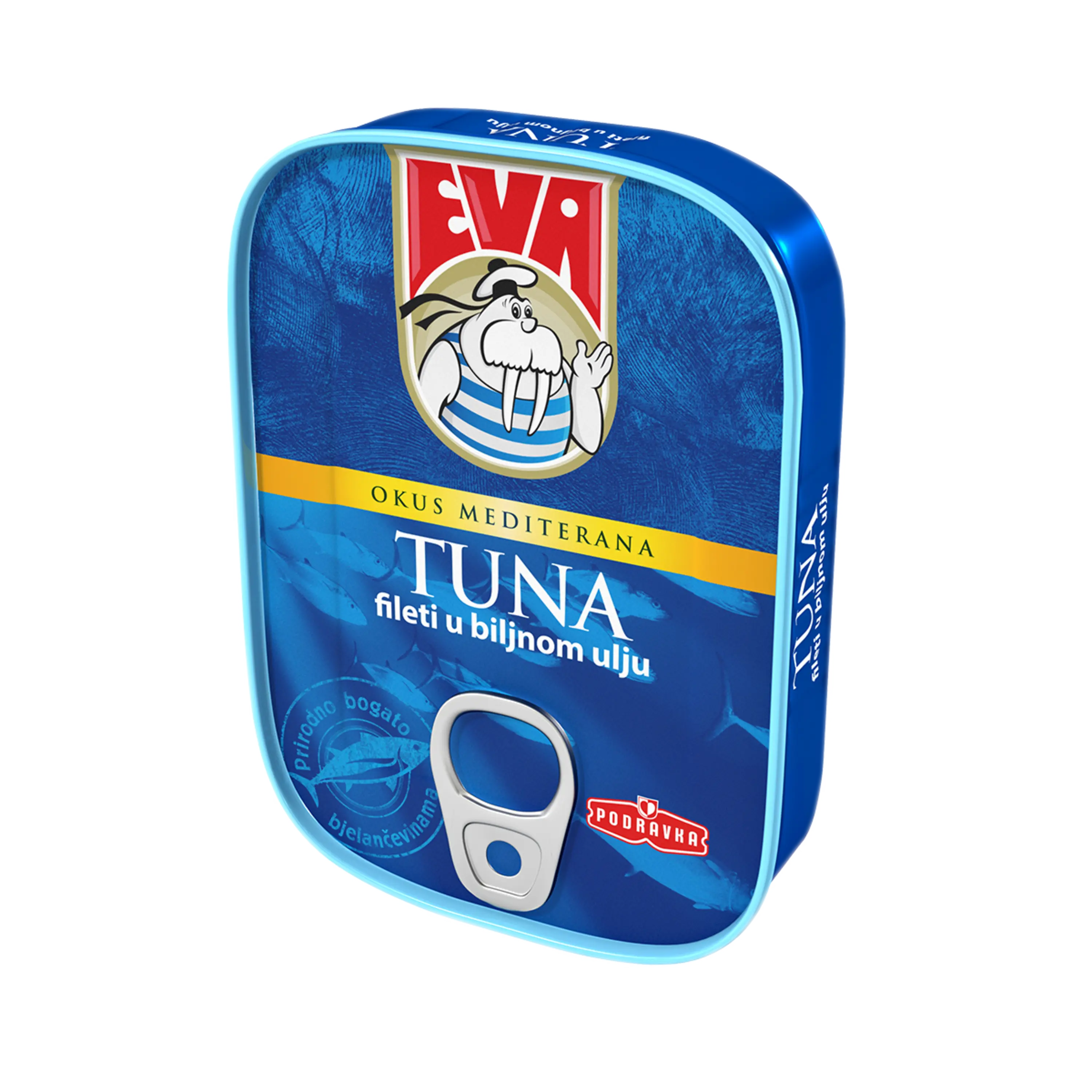 Tuna filets in vegetable oil