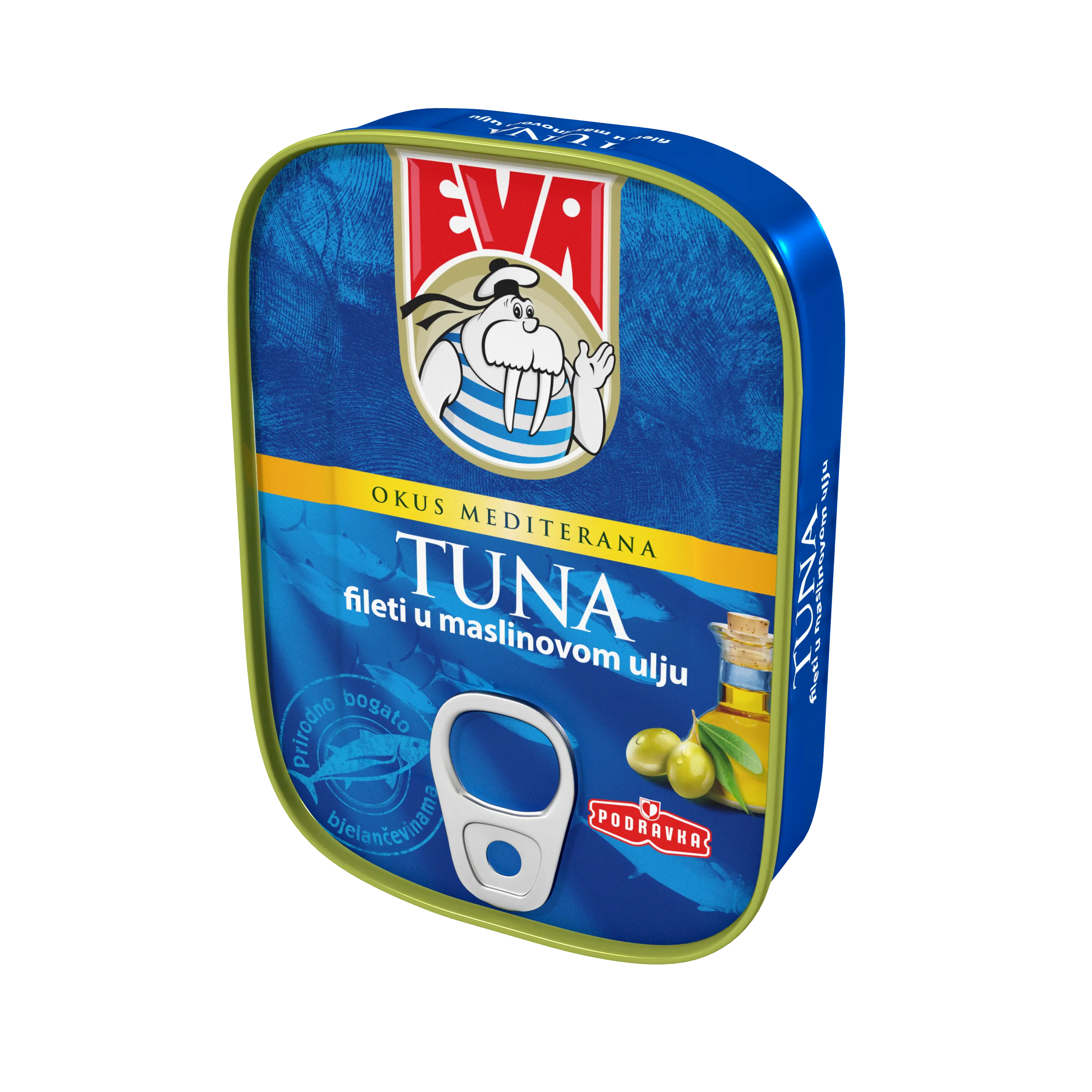 Tuna filets in olive oil