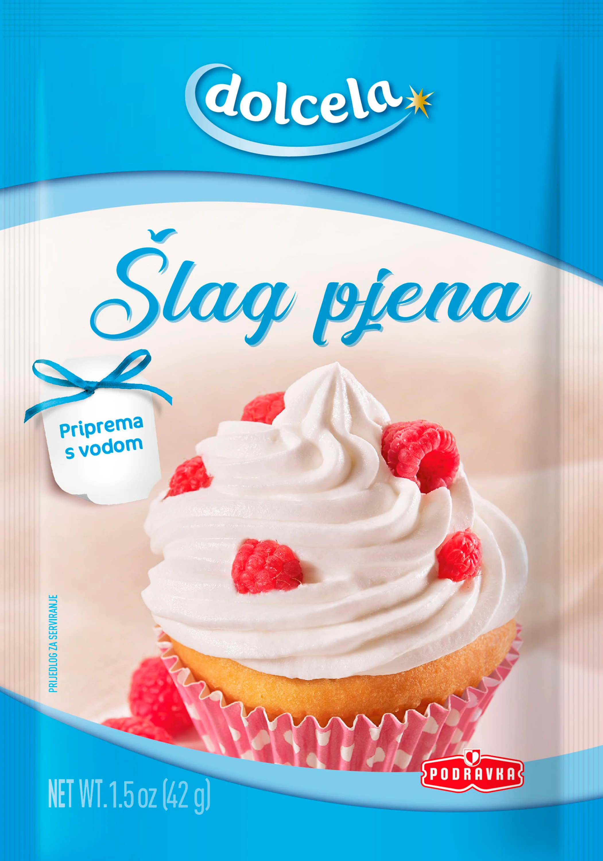 Whipped cream foam - prepared with water