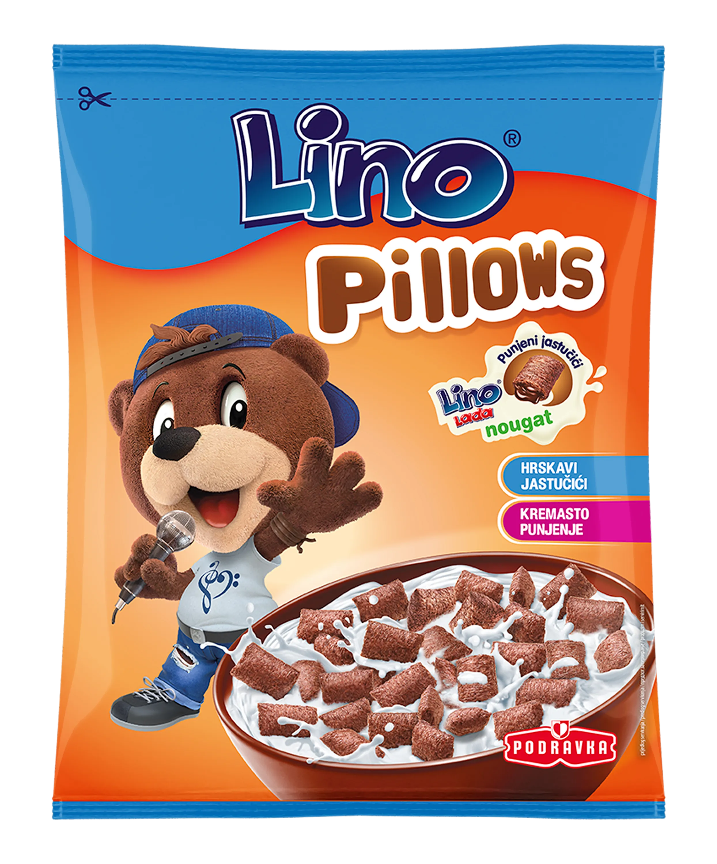 Lino Pillows - Pernițe umplute cu Lino Lada cremă tartinabilă de cacao