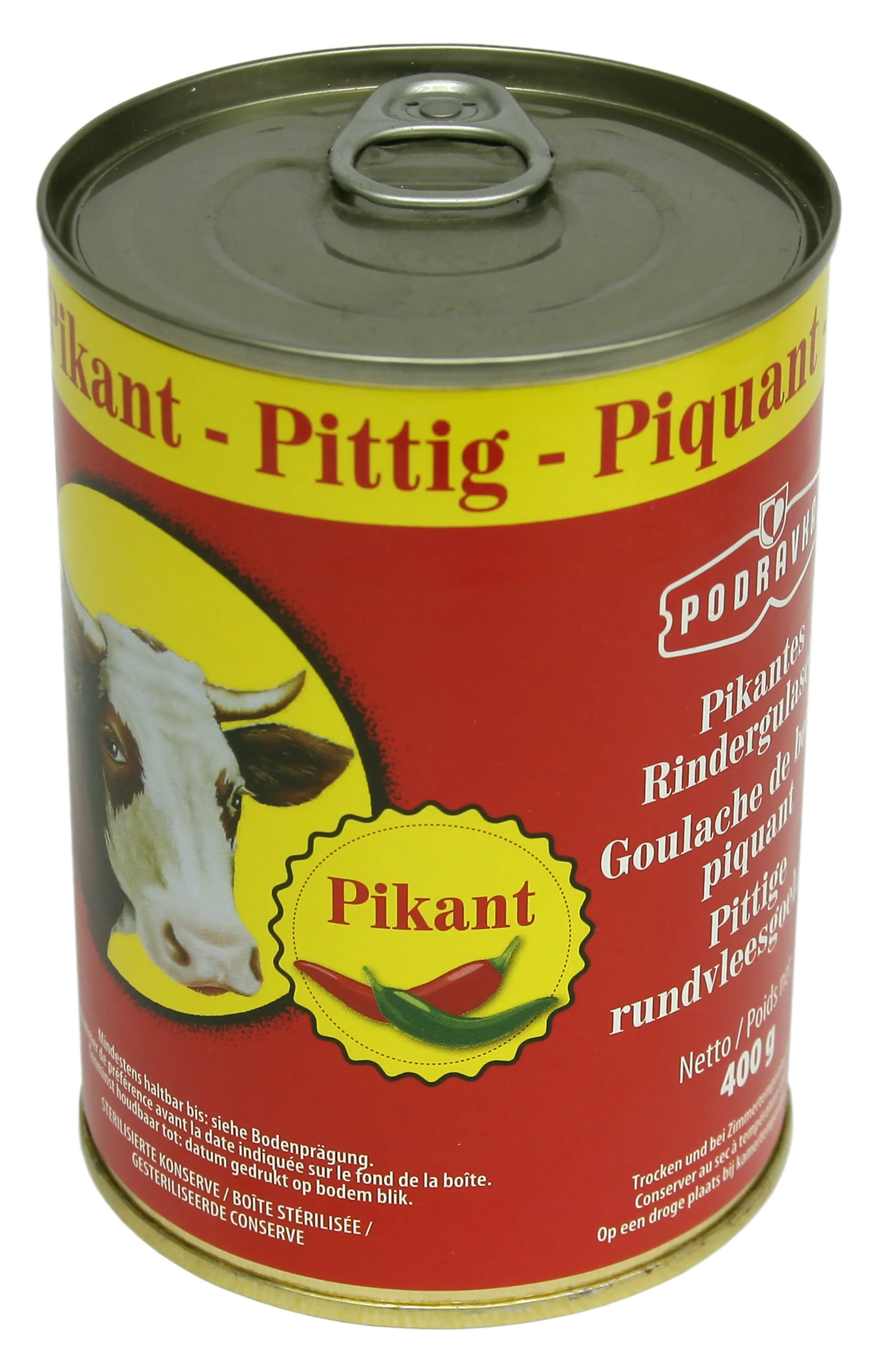Rindergulasch pikant