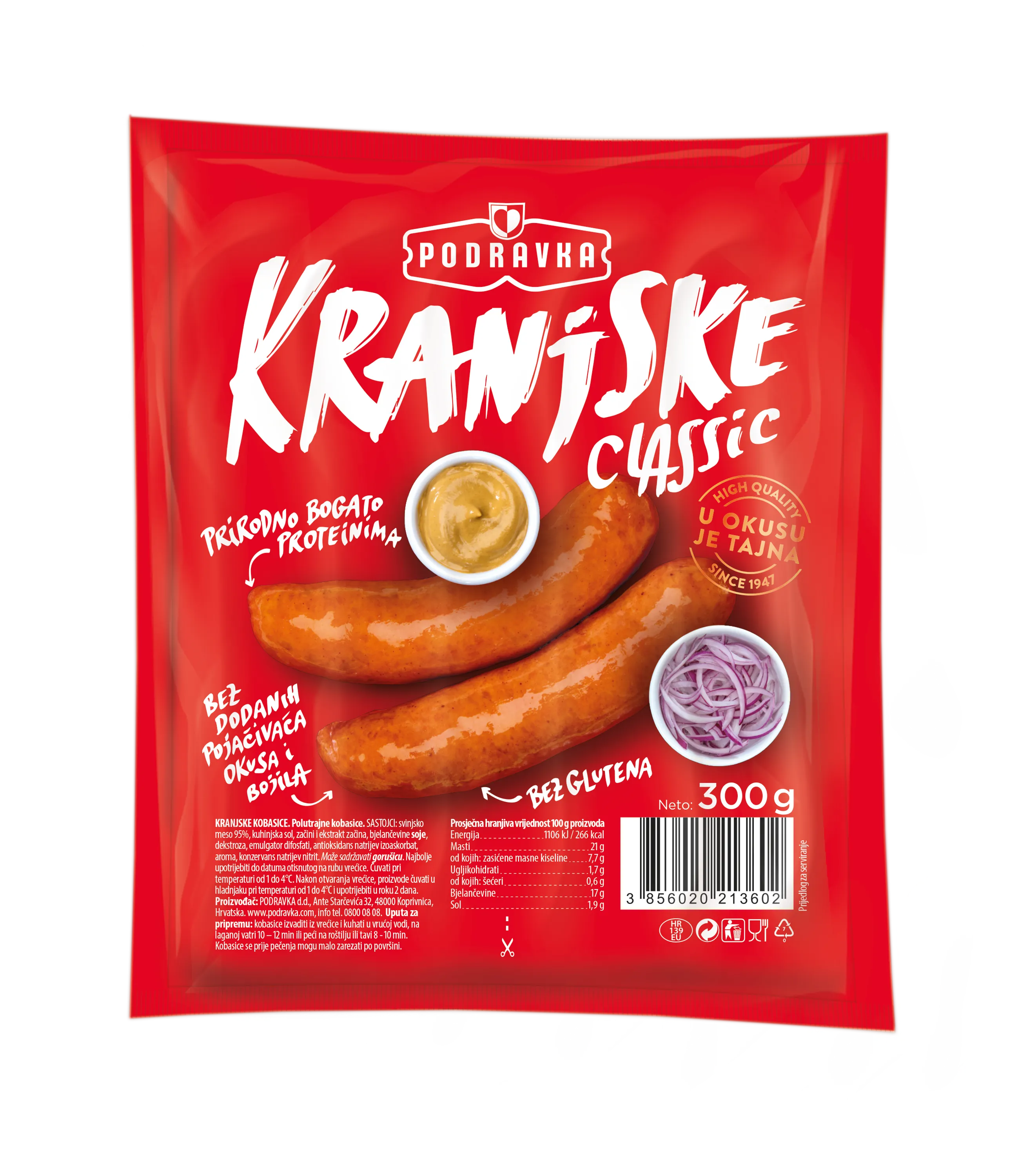 Kranjska sausages