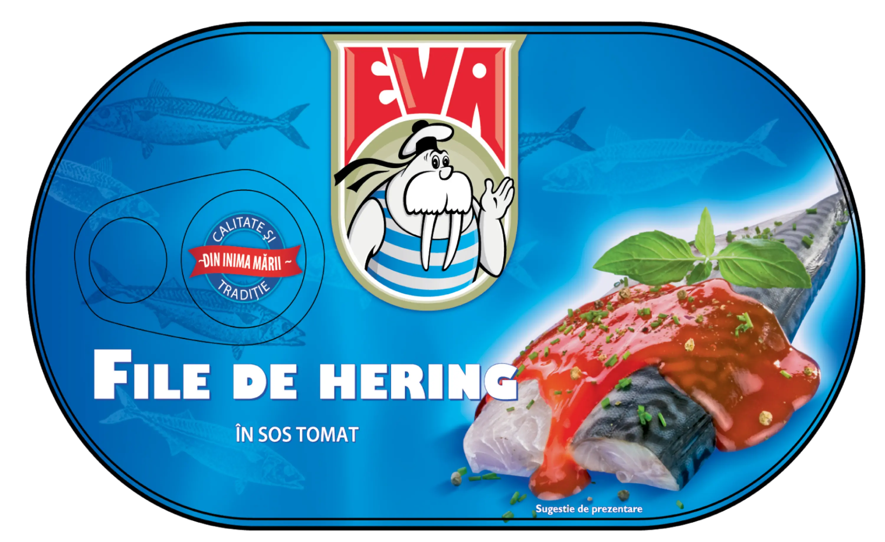 Eva File de hering în sos tomat
