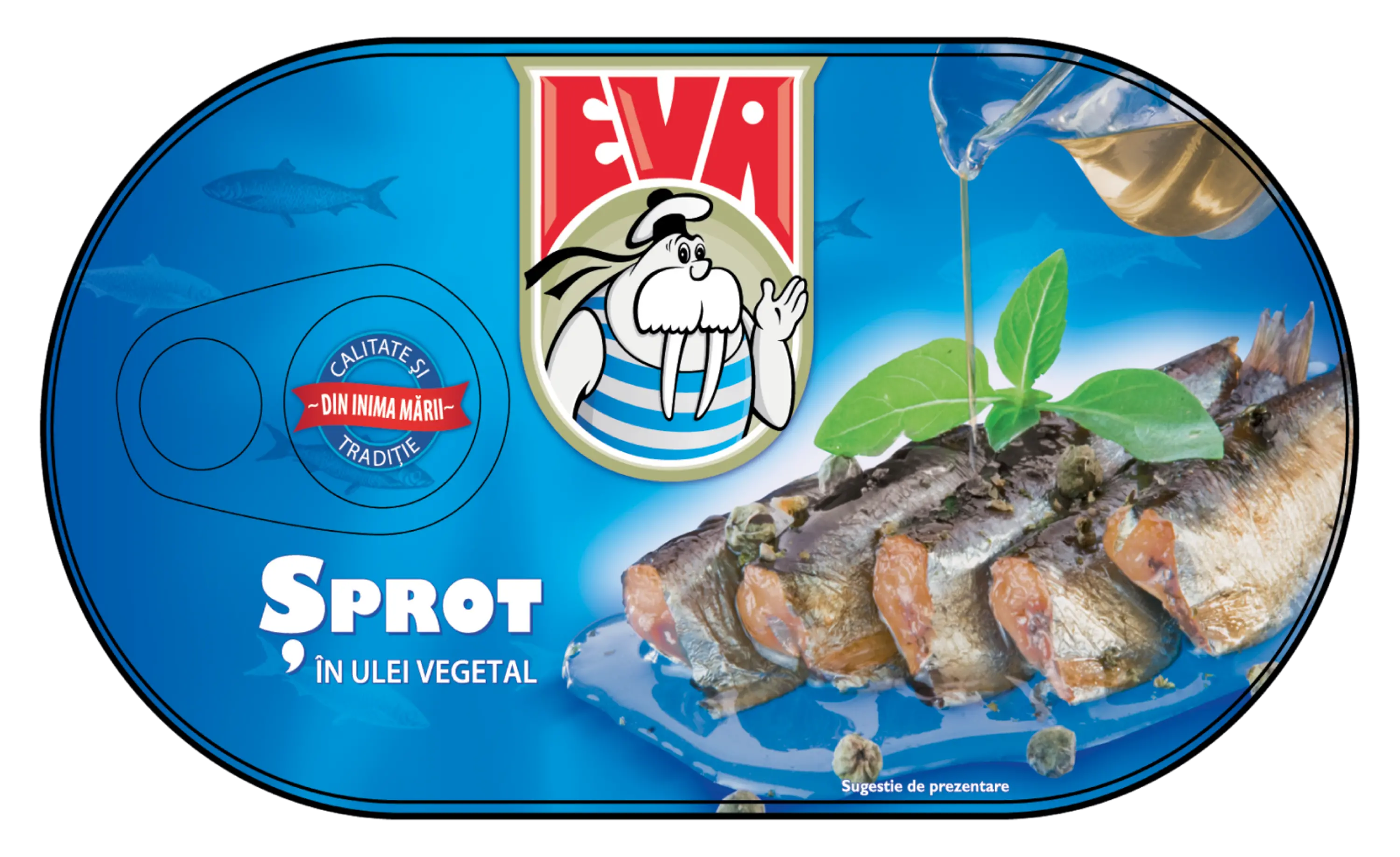 Eva Șprot în ulei vegetal