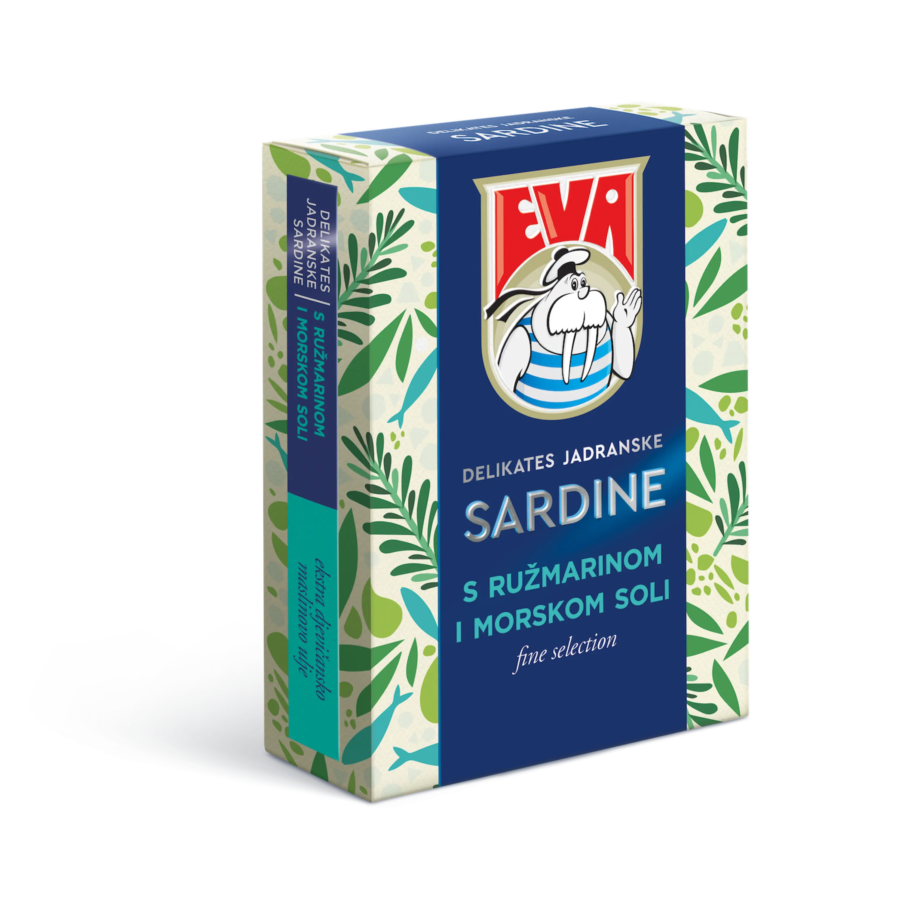 Delikates jadranske sardine z rožmarinom in morsko soljo