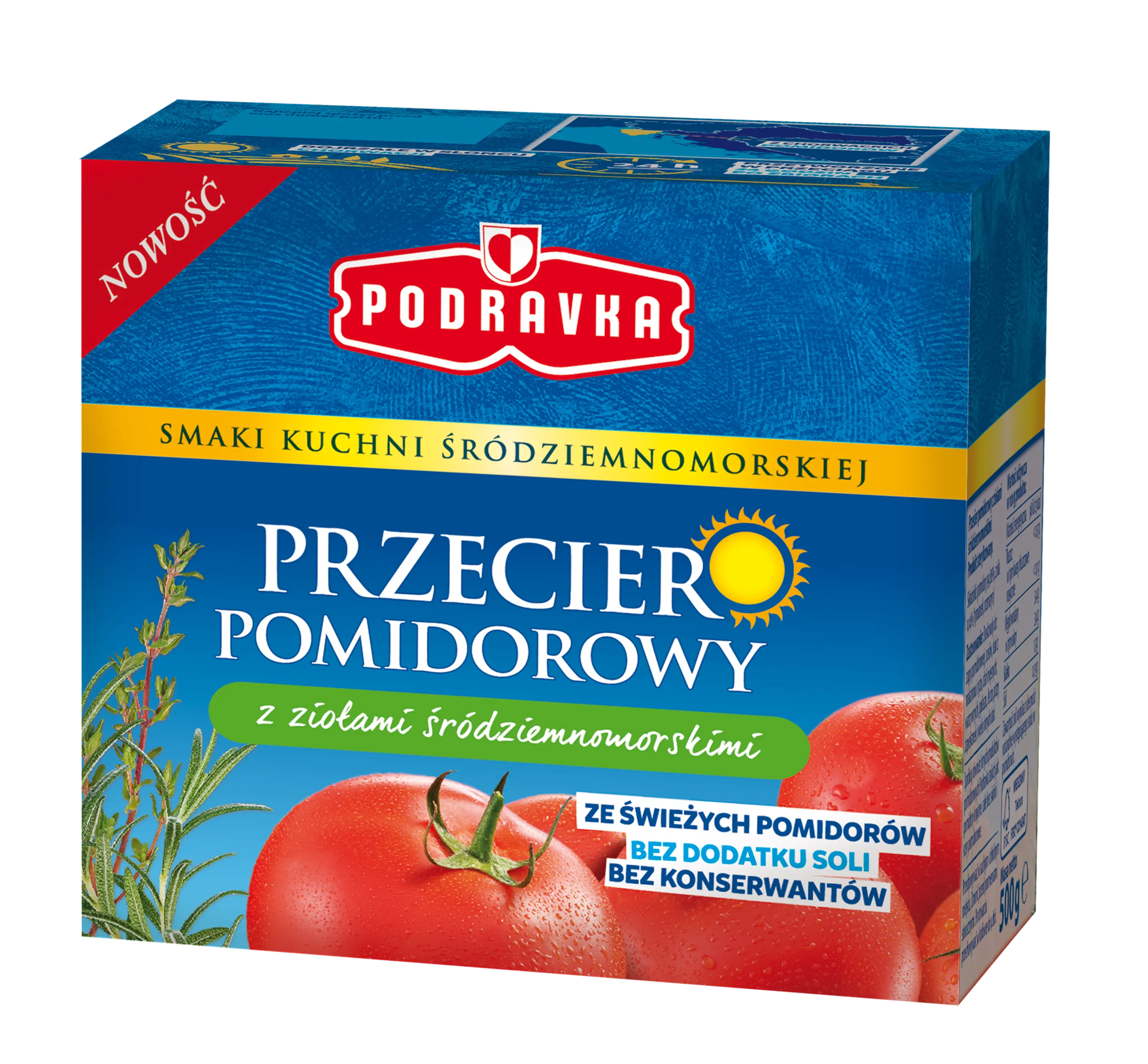 Przecier pomidorowy z ziołami śródziemnomorskimi