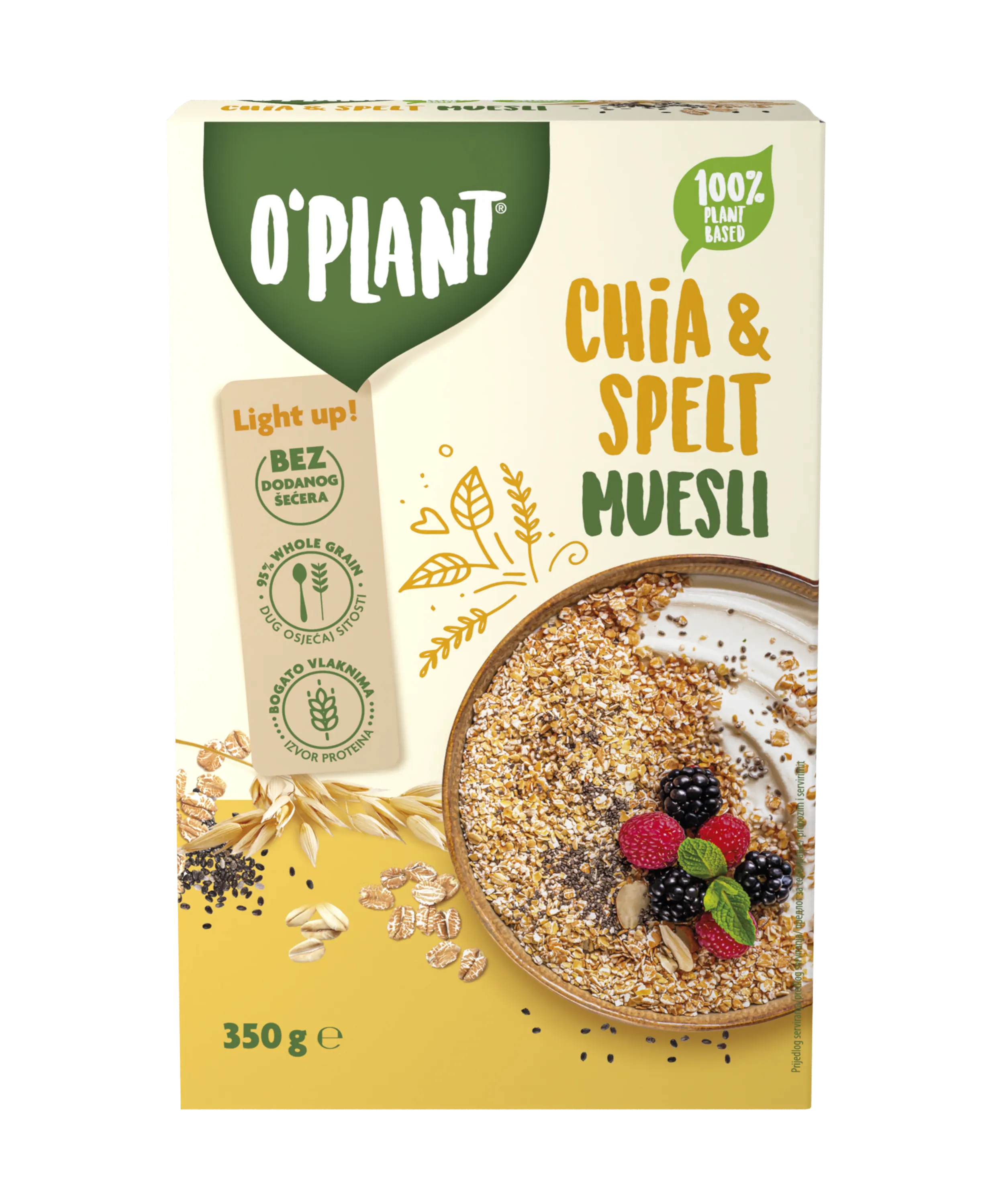 O'Plant Musli cu chia & spelta