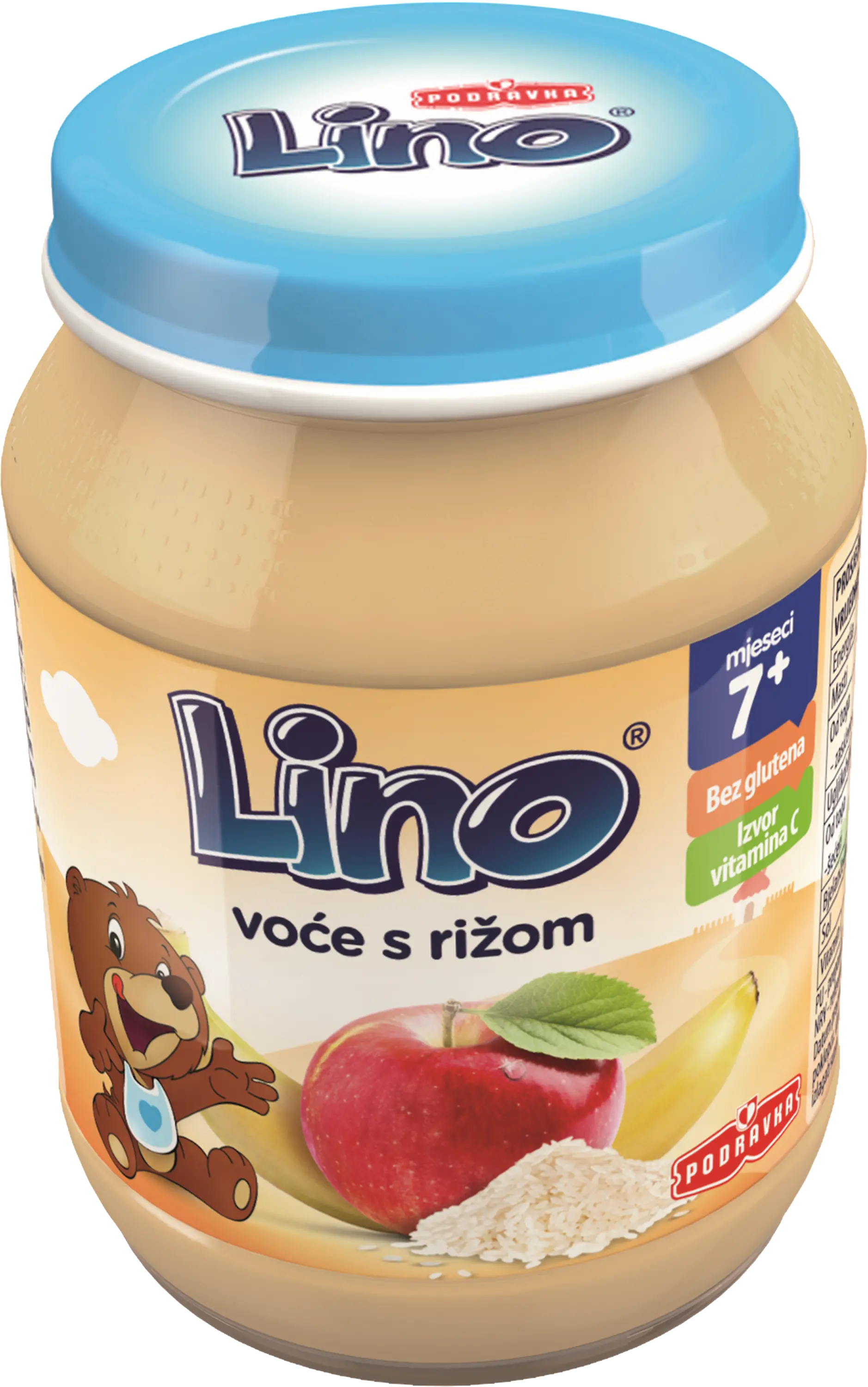 Lino kašica sadje z rižem