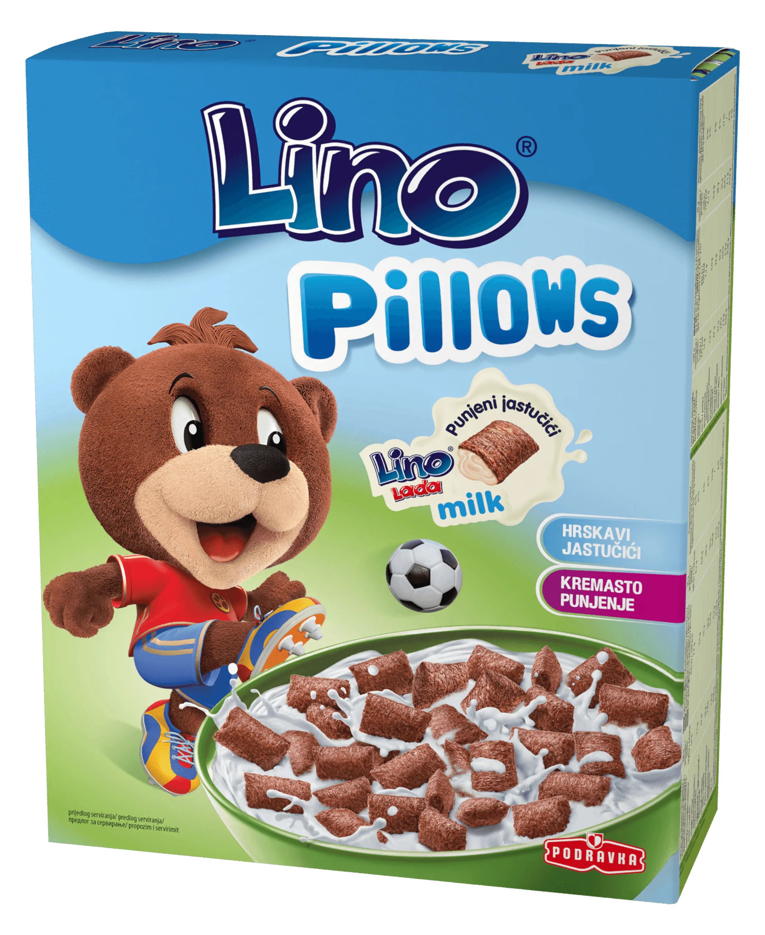 Lino Pillows – žepki polnjeni z Lino lado milk