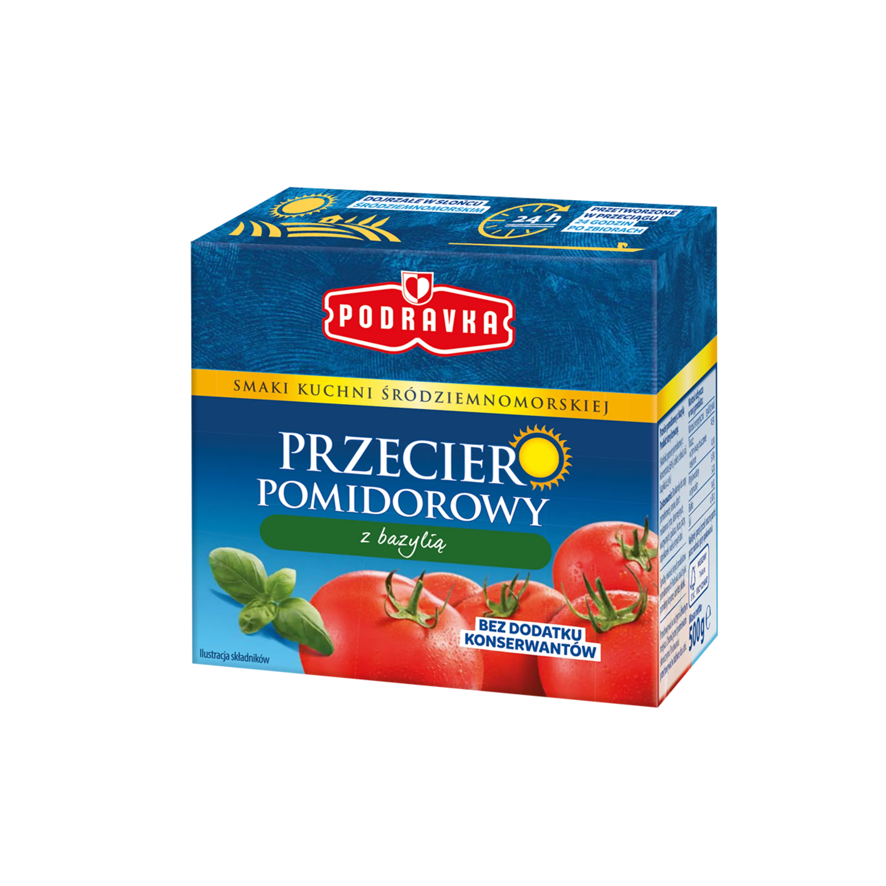 Przecier pomidorowy z bazylią