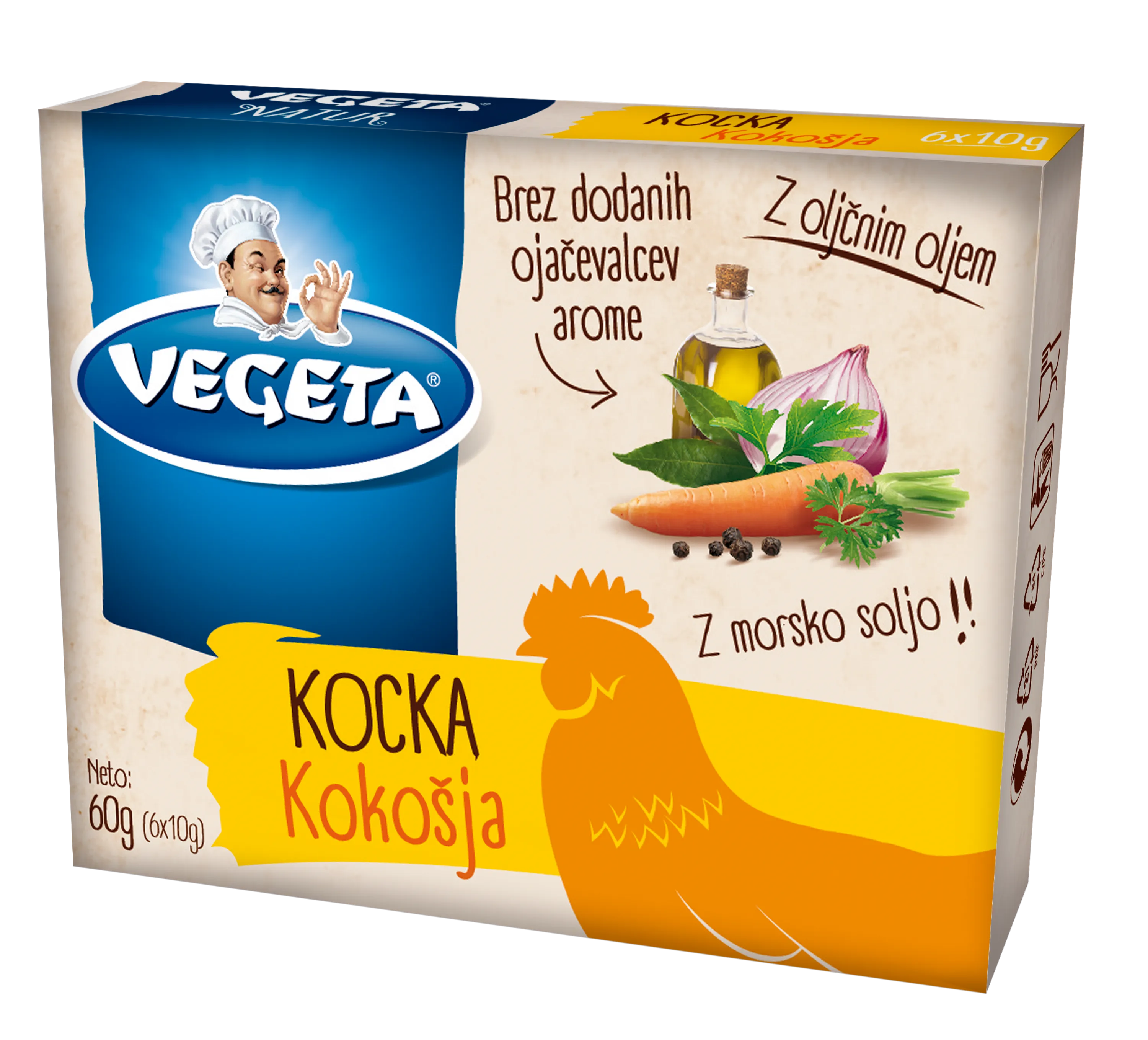 Vegeta NATUR kokošja kocka