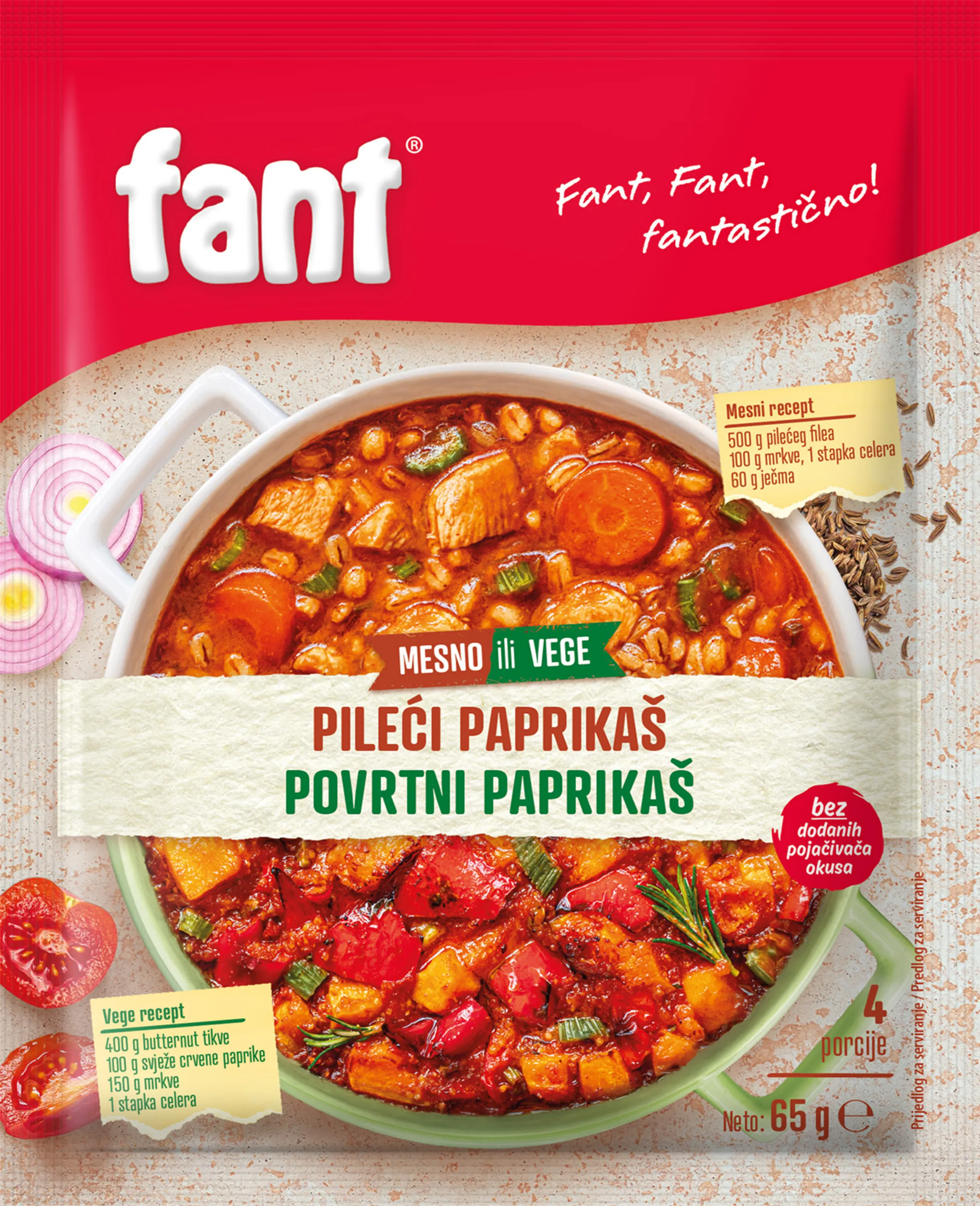 Fant seasoninig mix for chicken paprikash / veggie paprikash