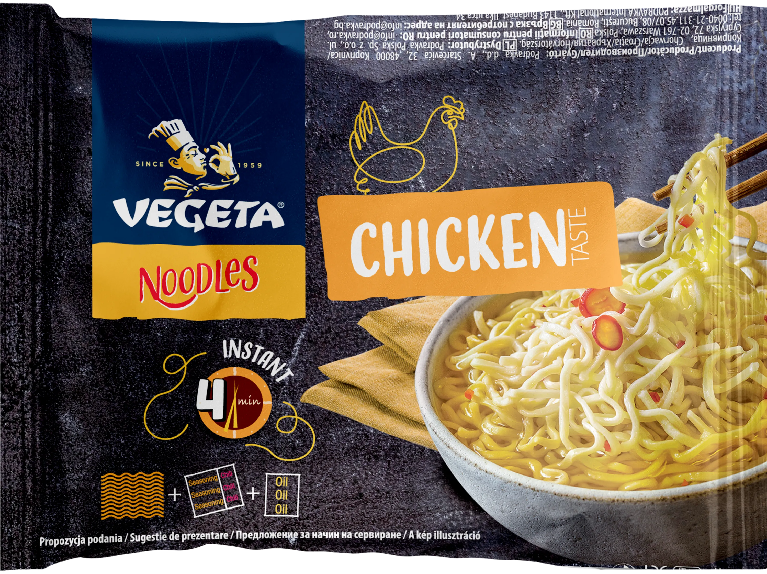 Vegeta Noodles cu gust de găină
