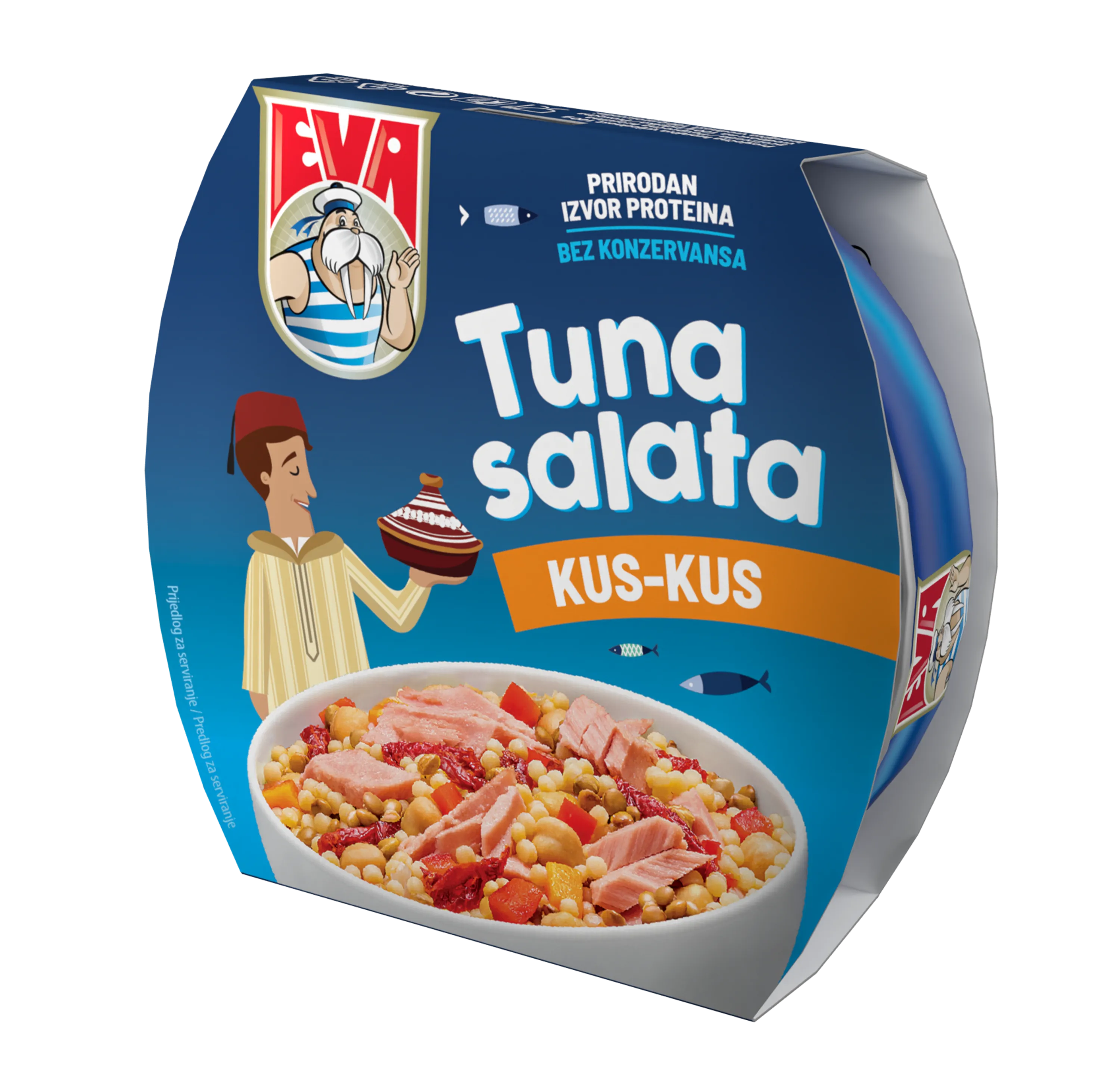 Tuna solata kus kus