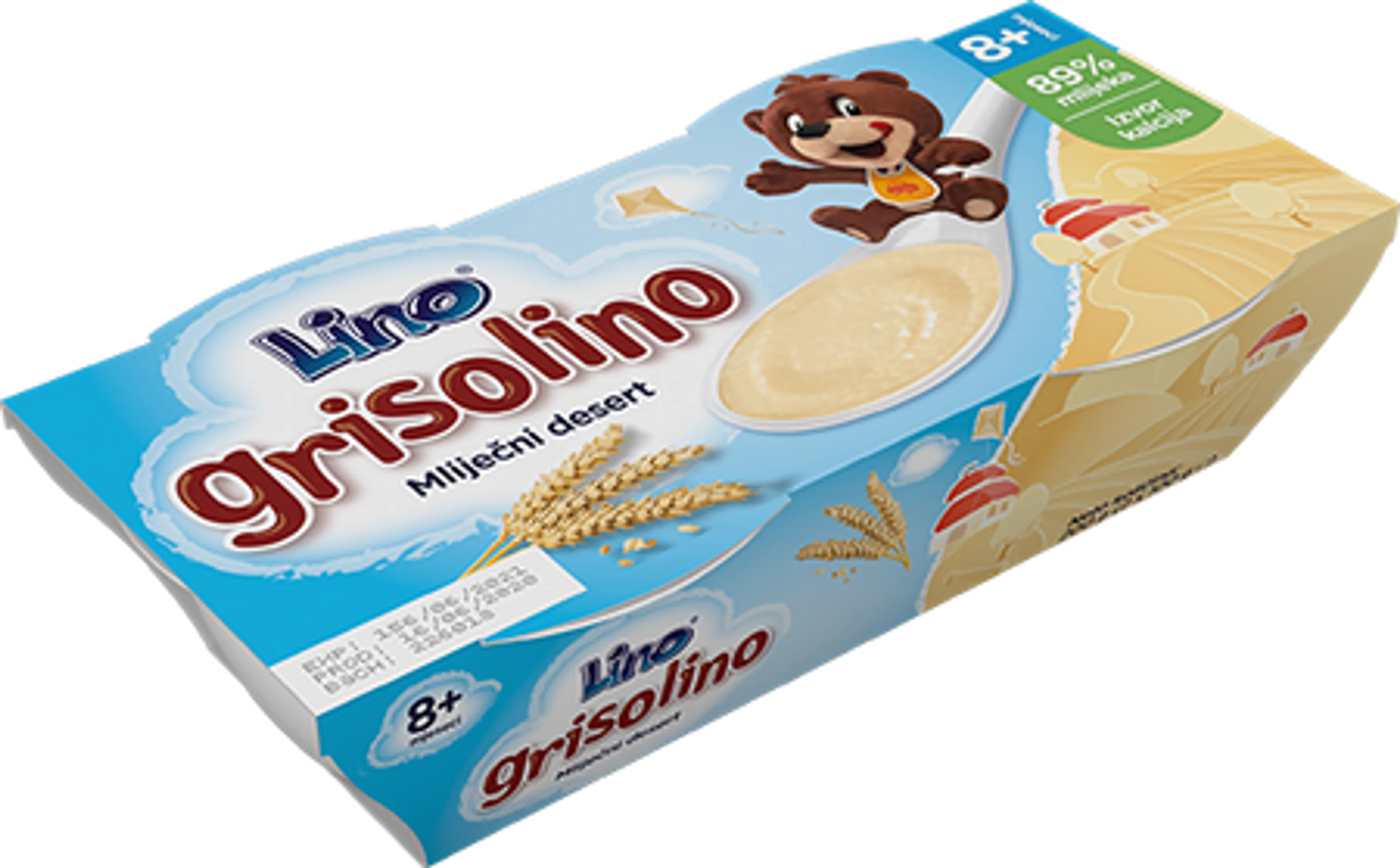 Lino mlečni desert pšenični zdrob