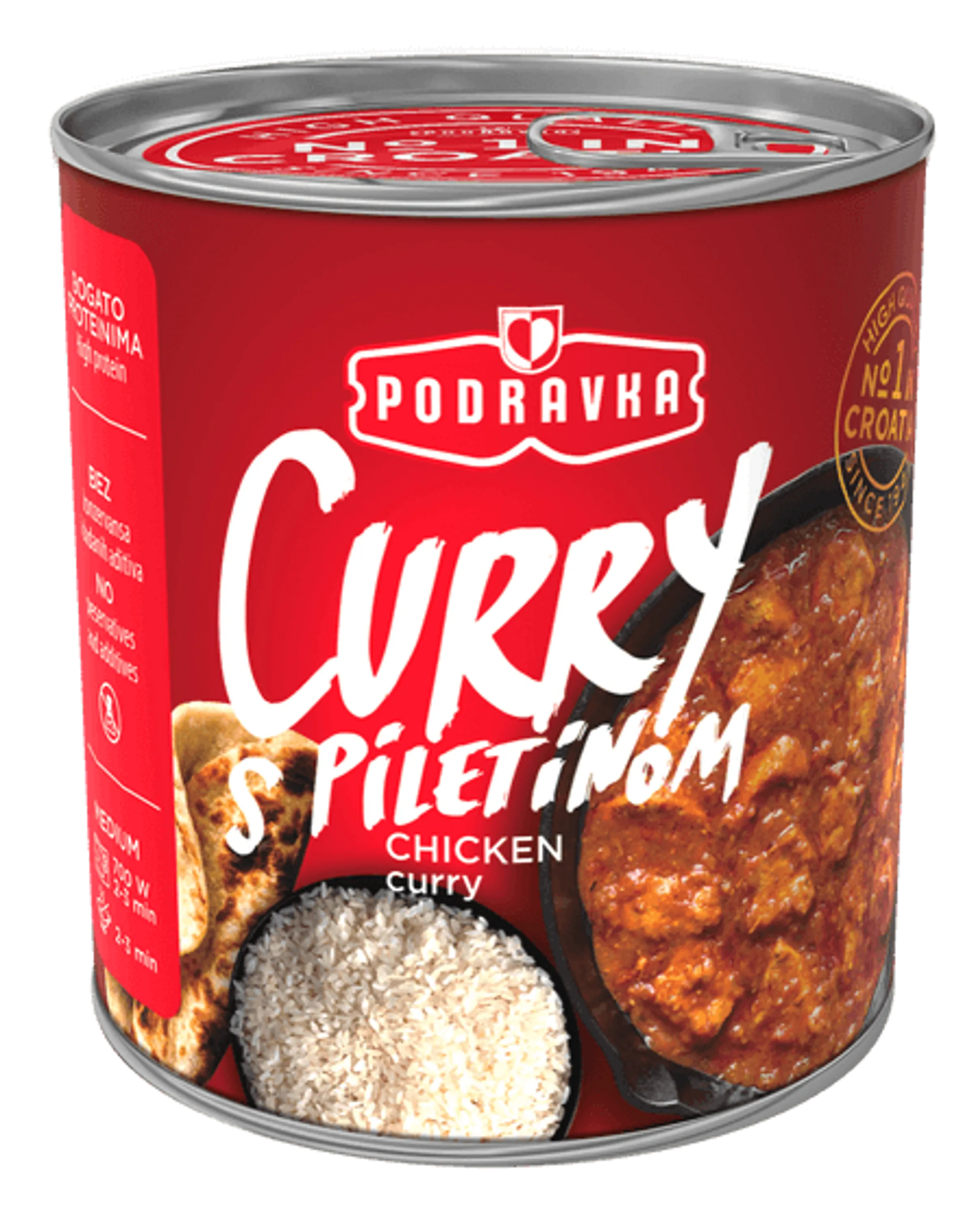 Curry s piščancem
