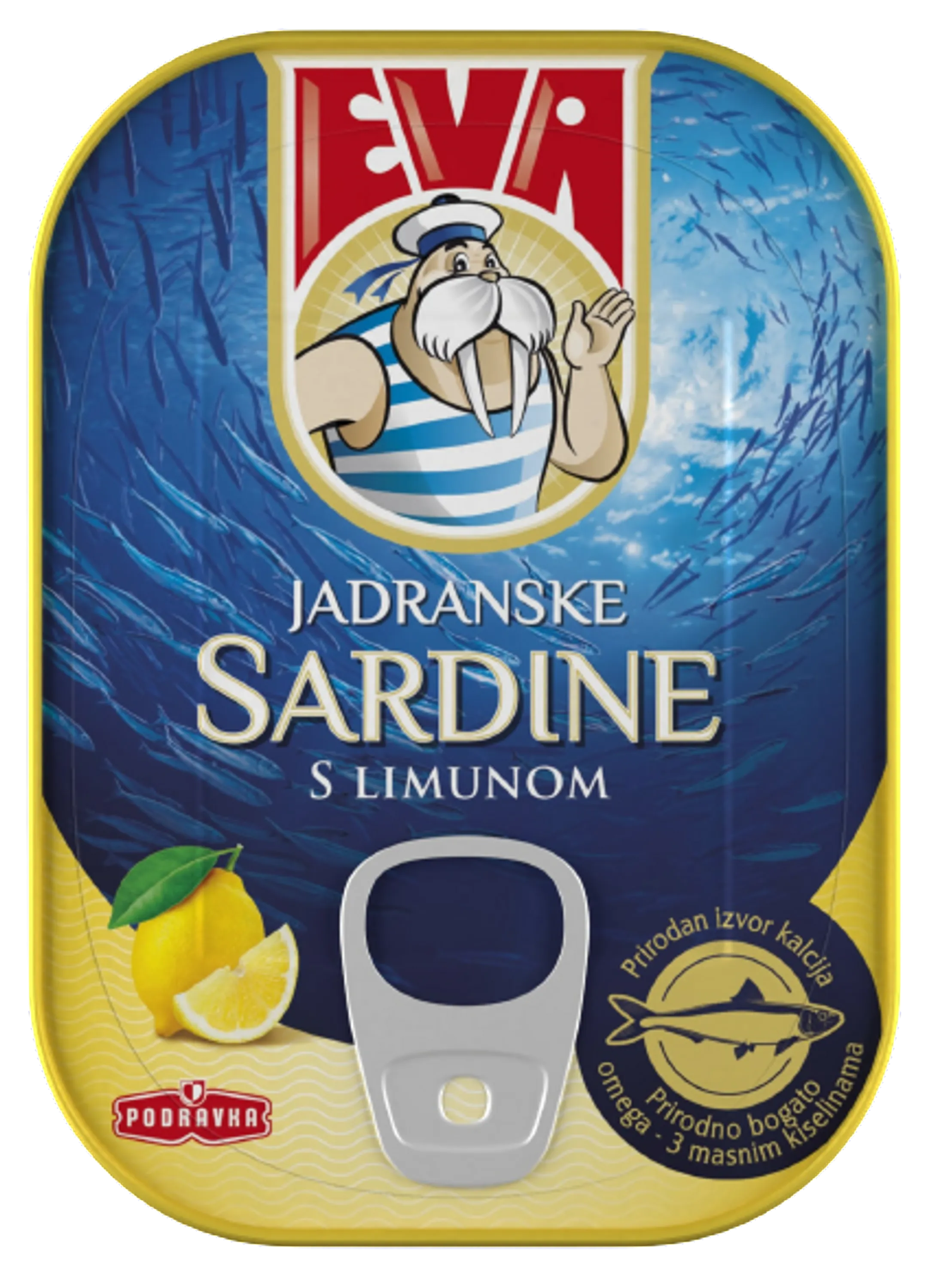 Eva Sardine în ulei vegetal cu lămâie