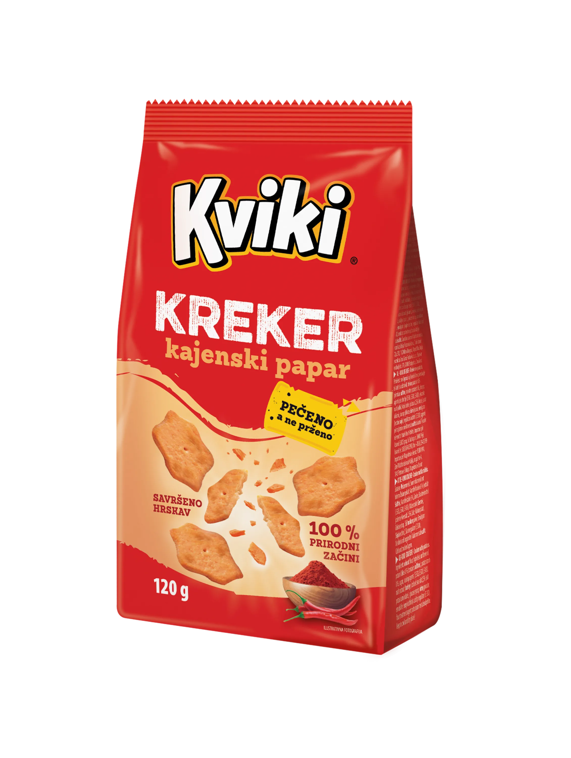 Kviki cayen pepper cracker