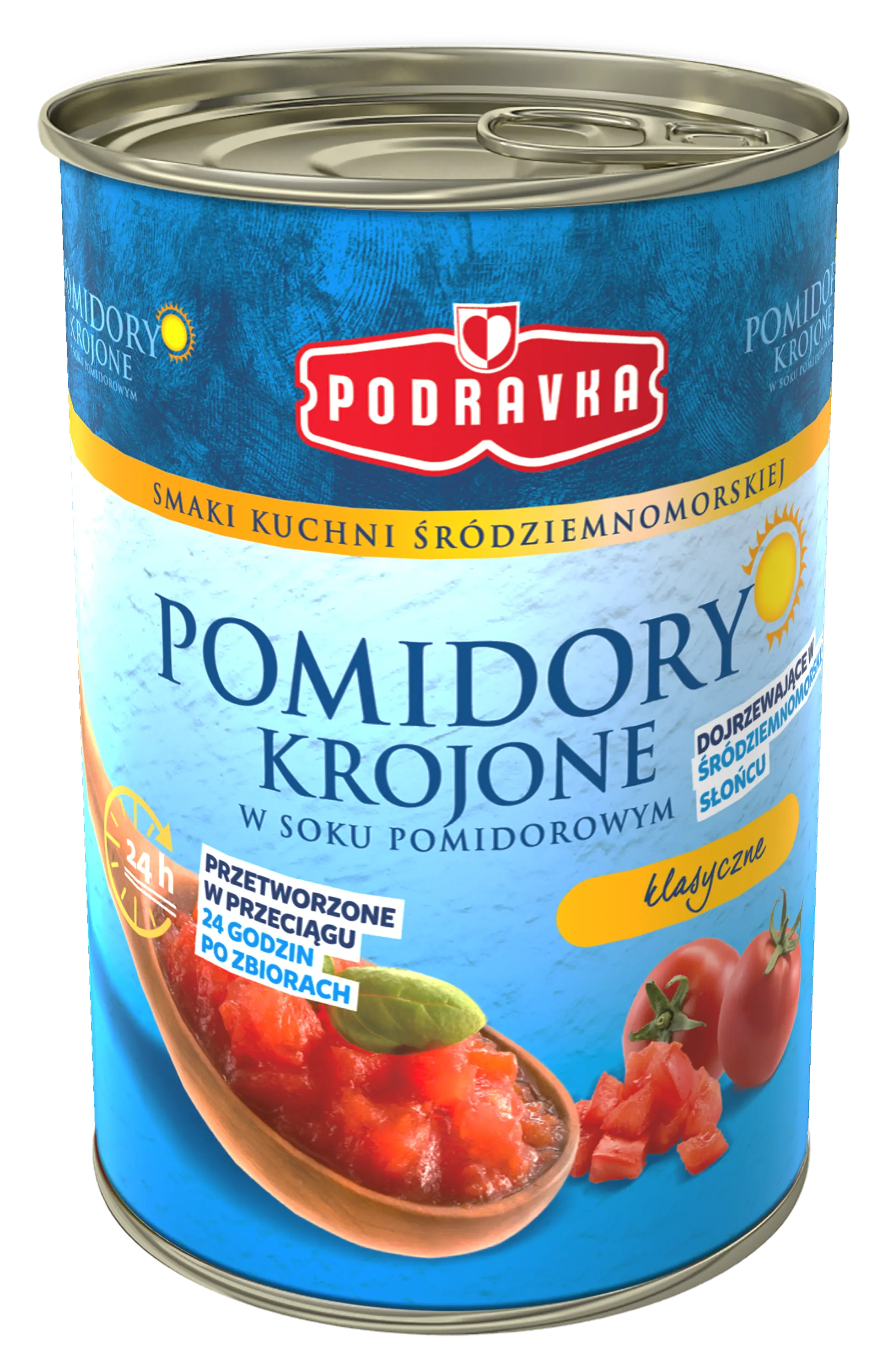 Pomidory krojone klasyczne w puszce