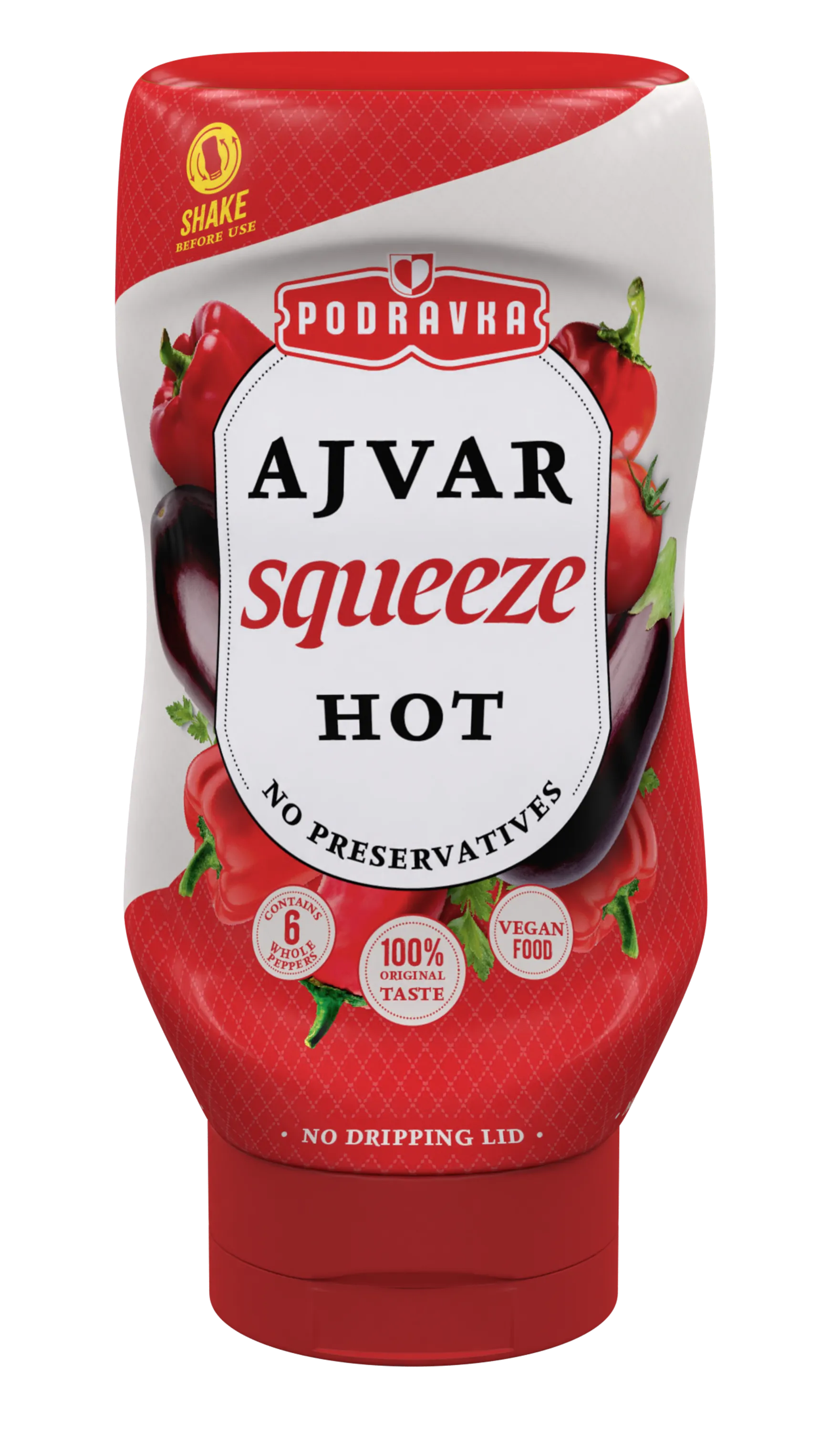 Ajvar squeeze hot