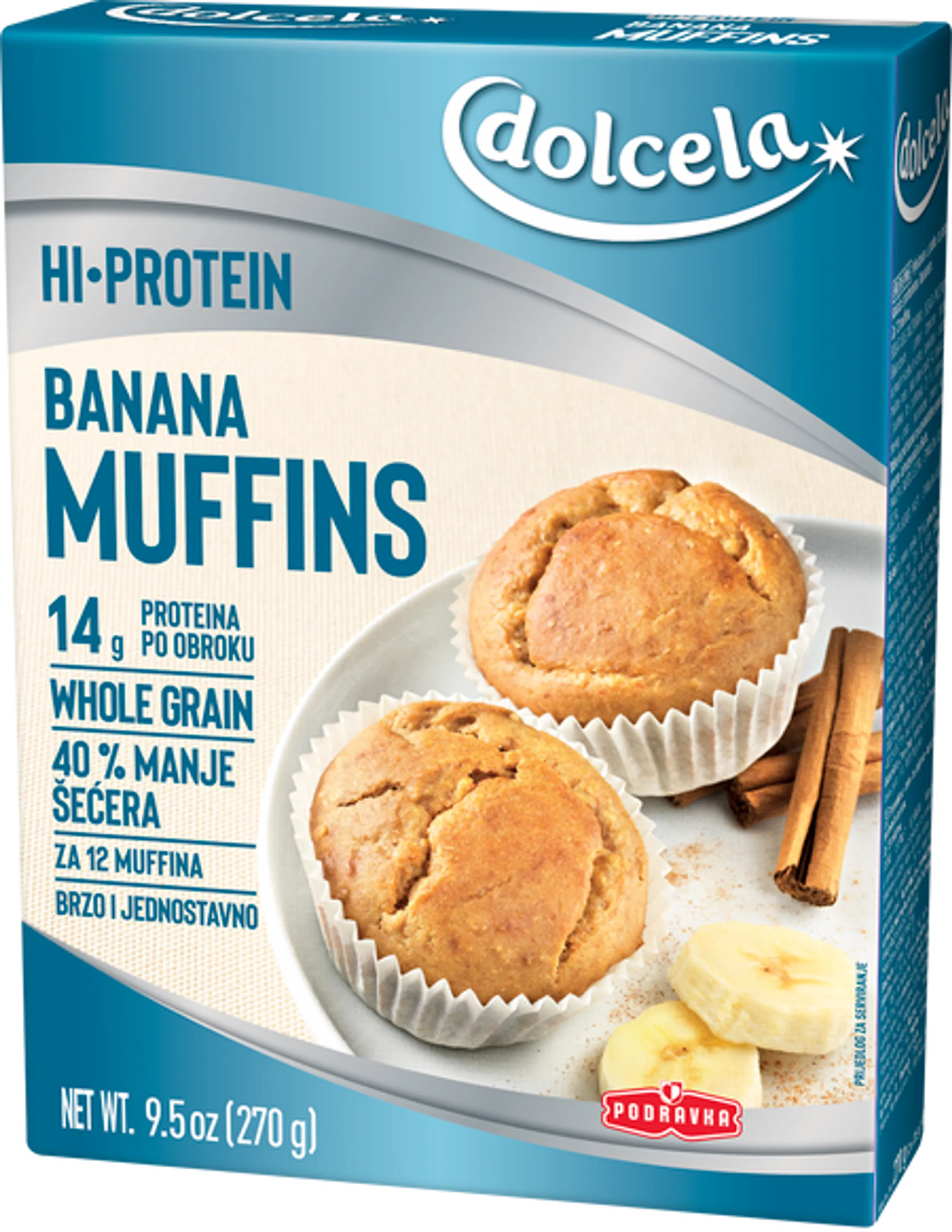 Hi protein Banana Muffins