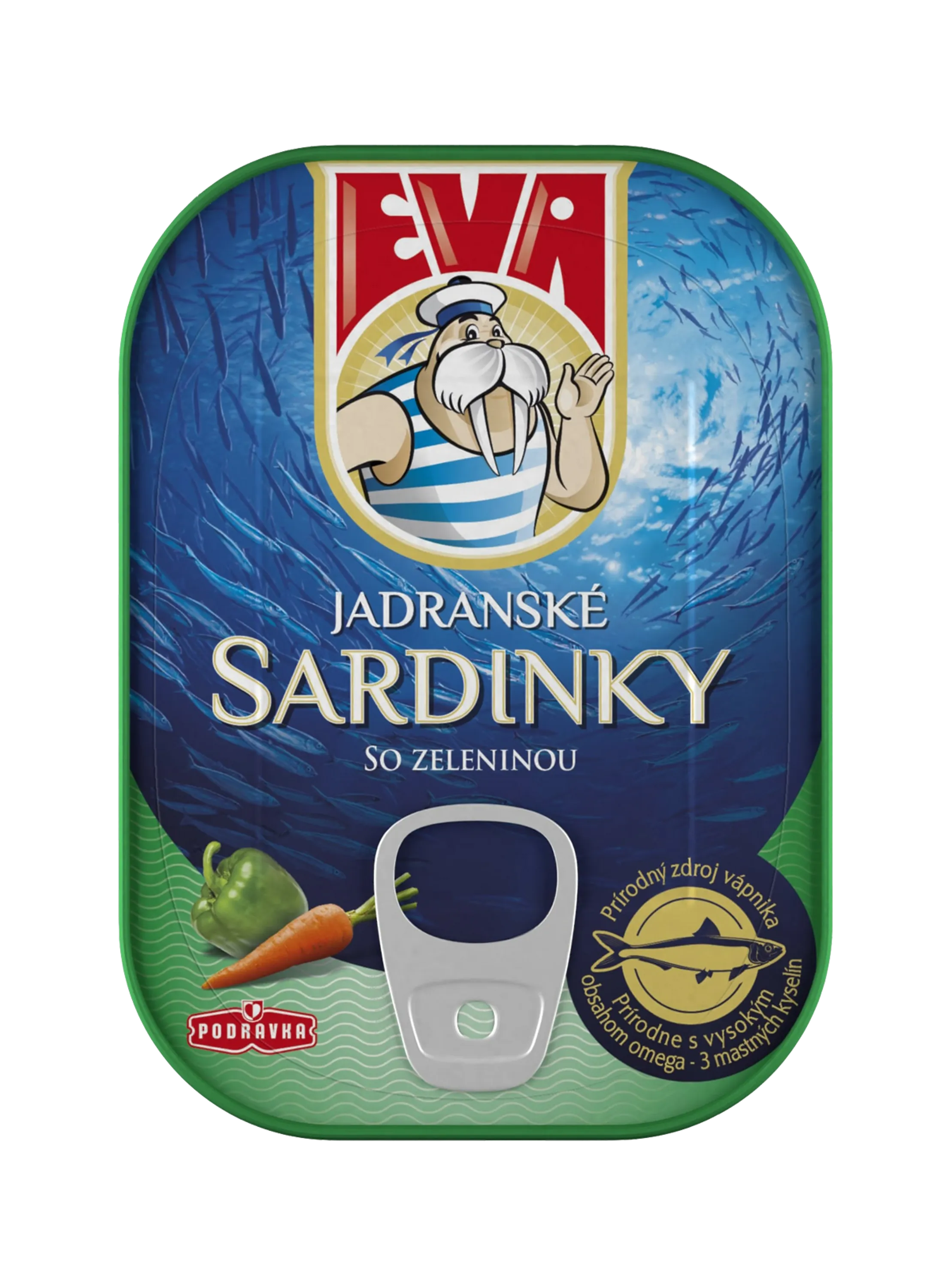 EVA Sardinky so zeleninou