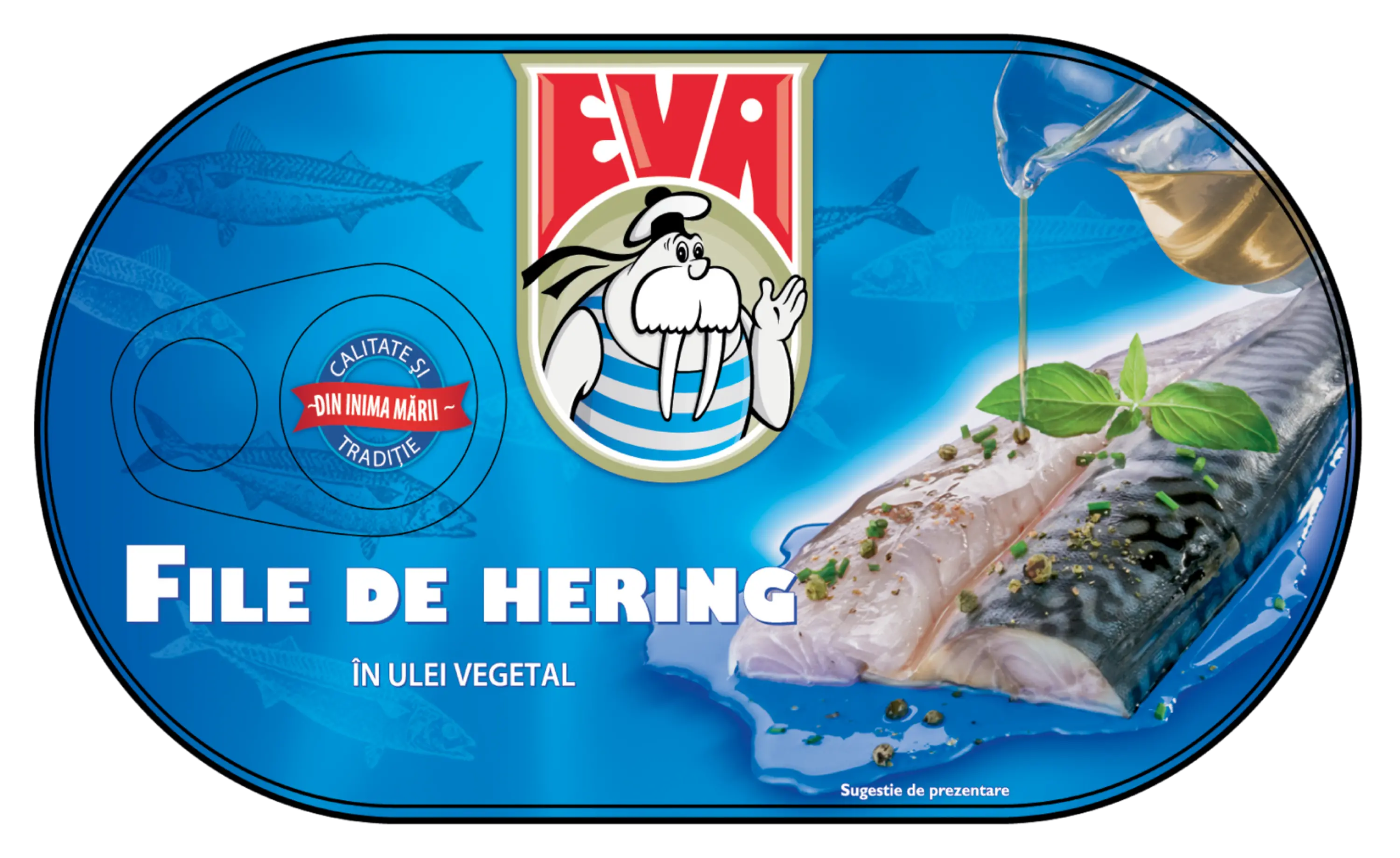 Eva File de hering în ulei vegetal