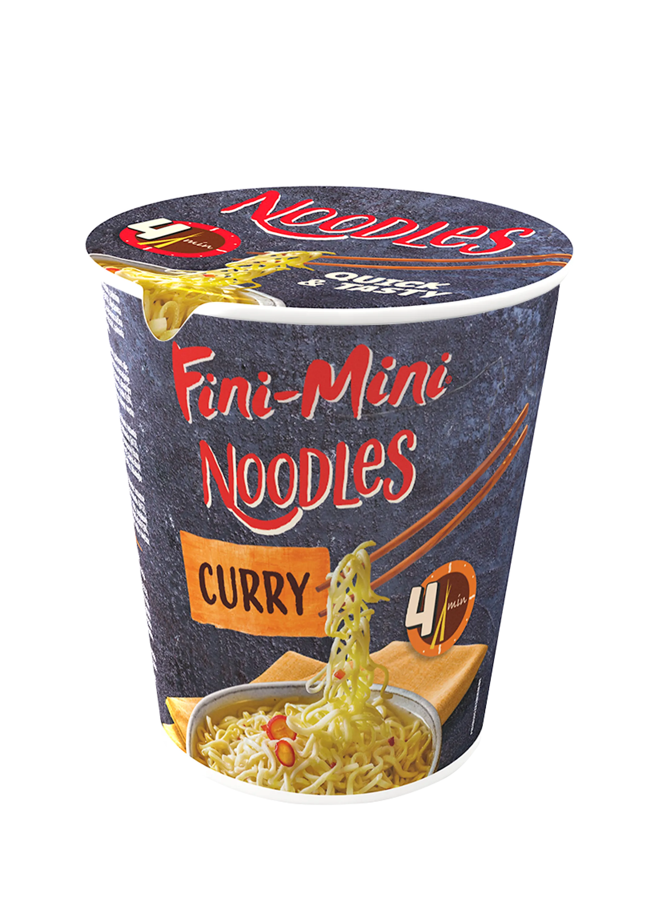 Noodles v lončkih - Curry