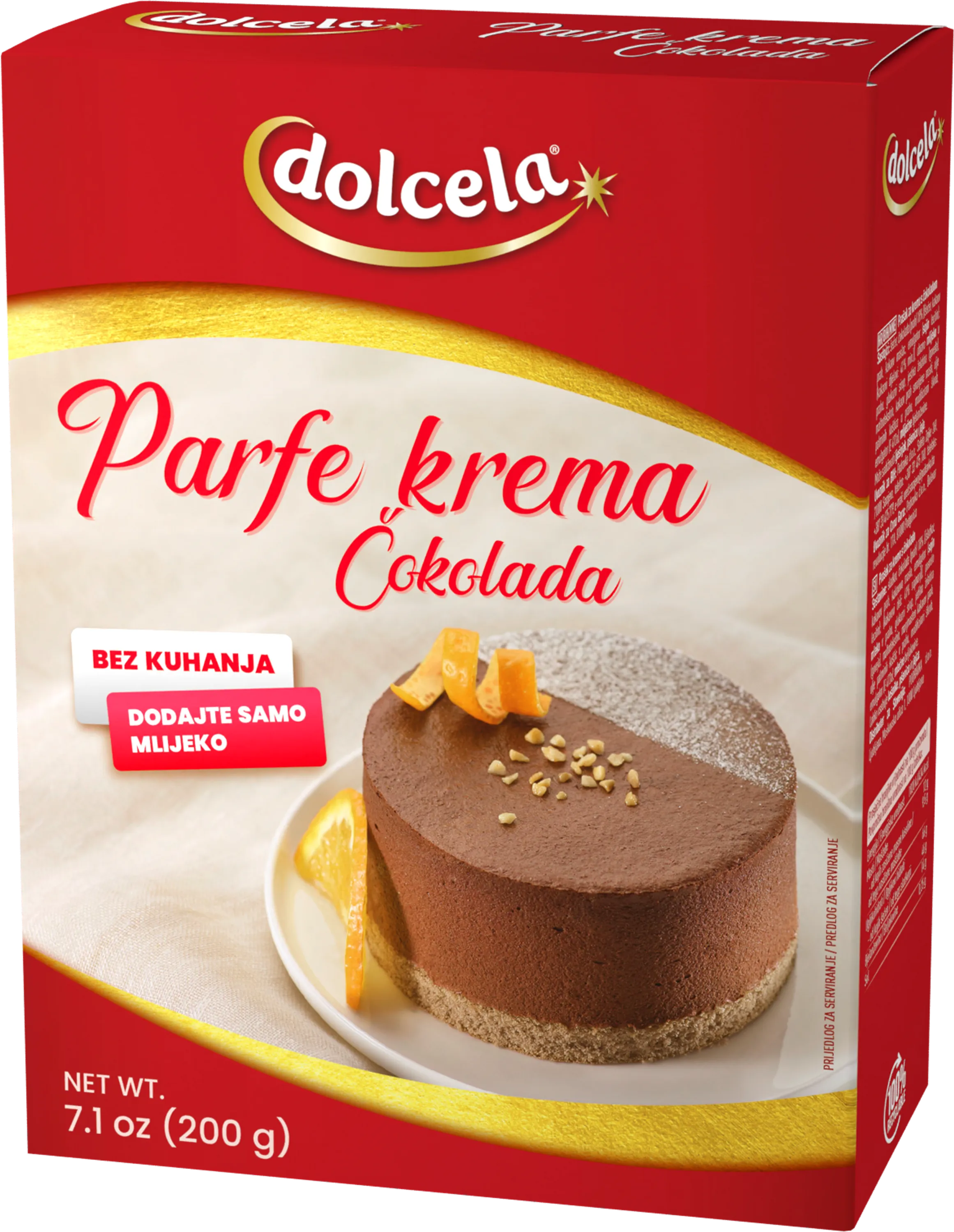 Parfait cream chocolate