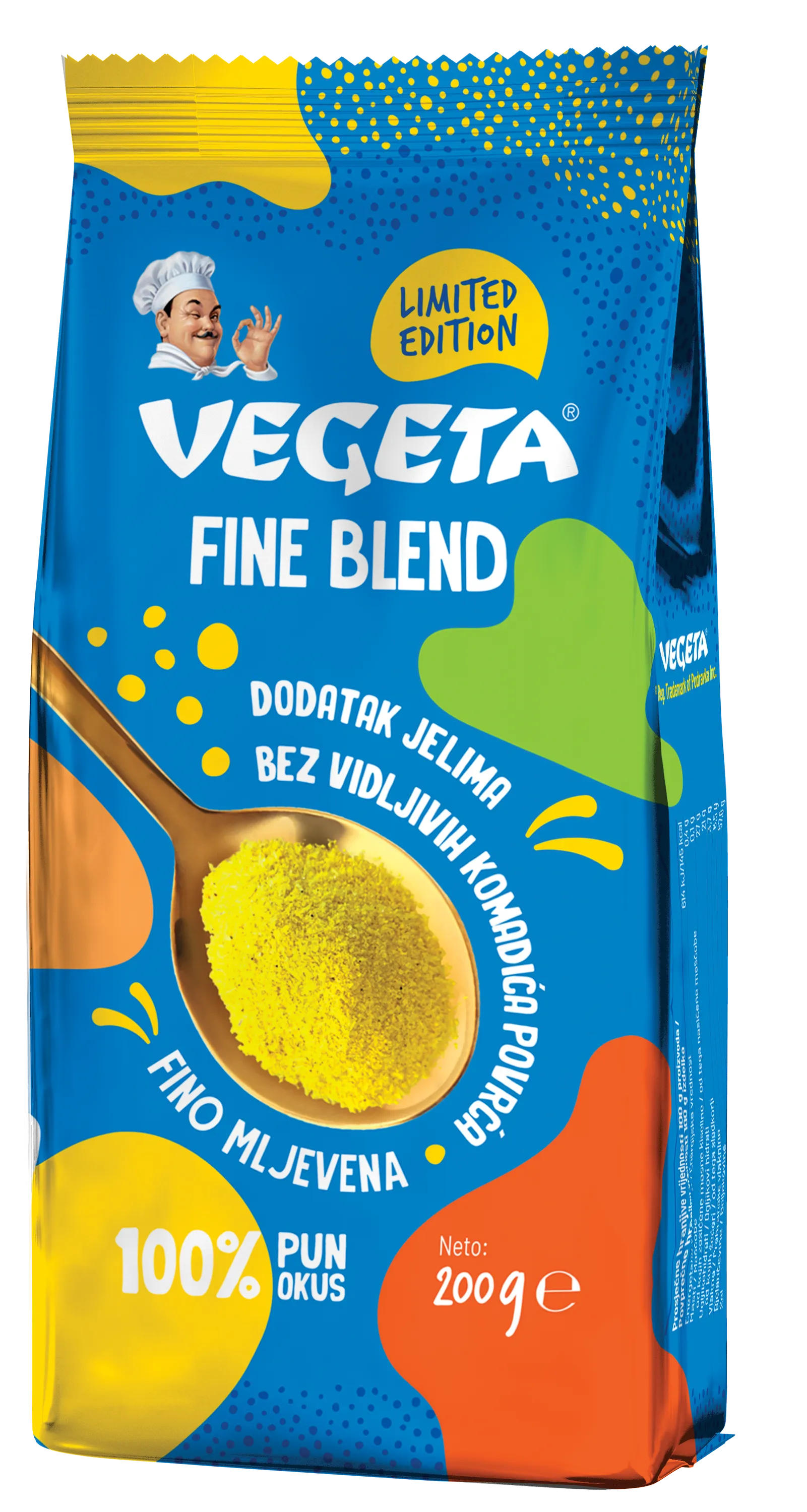 Vegeta fino mleta