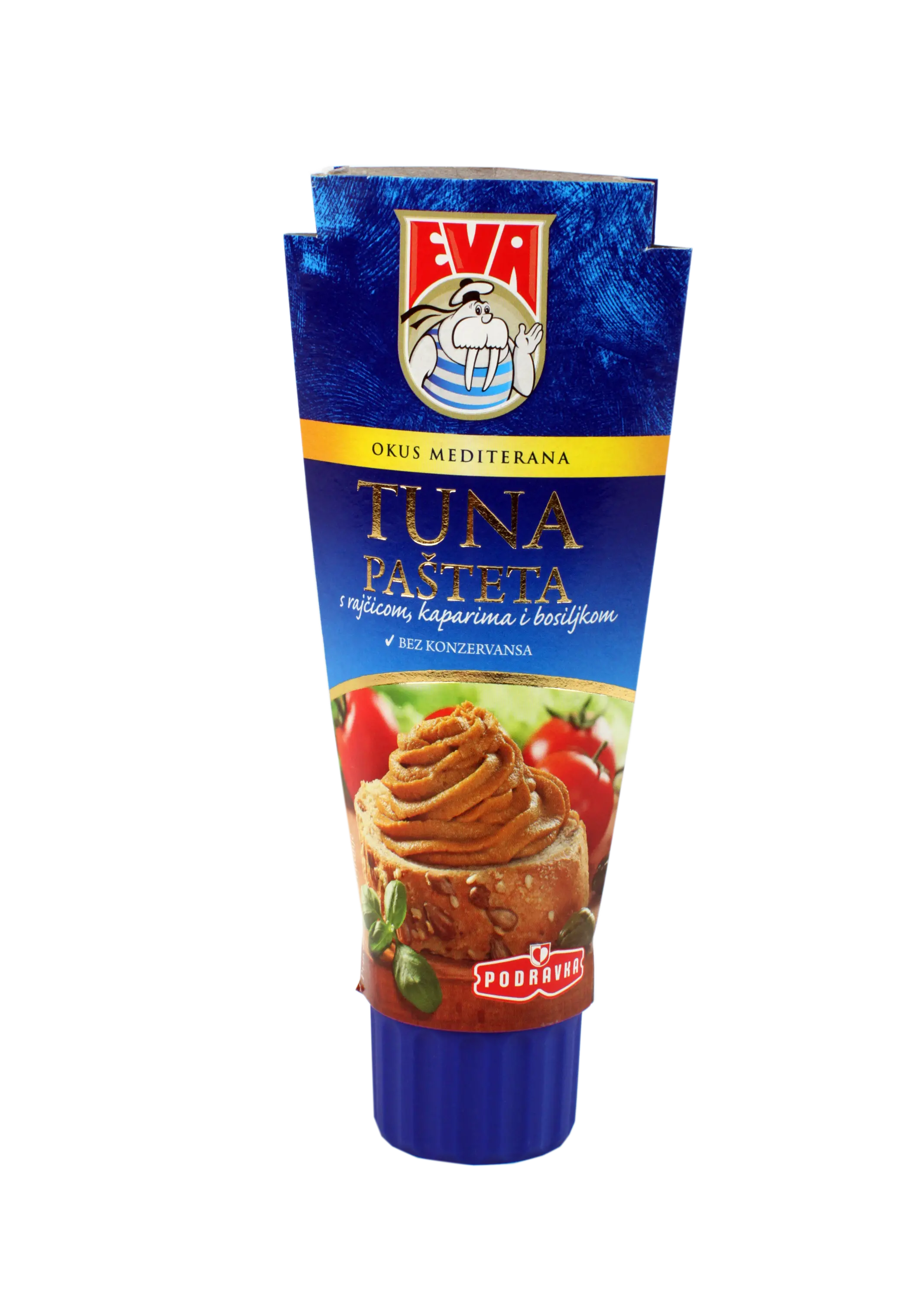 Eva tuna pašteta s paradižnikom, kaprami in baziliko