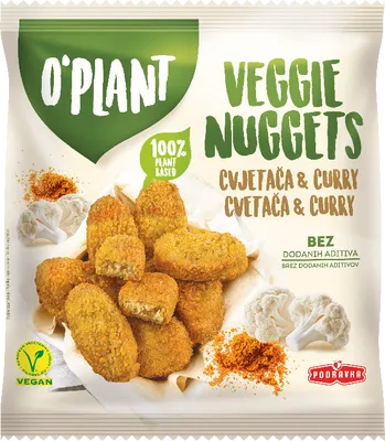 O`PLANT VEGGIE NUGGETS CVETAČA CURRY