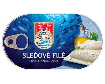 EVA Sleďové filé v rastlinnom oleji