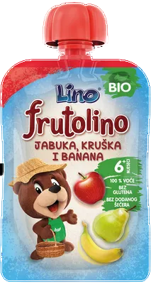 Frutolino jabolko, hruška in banana