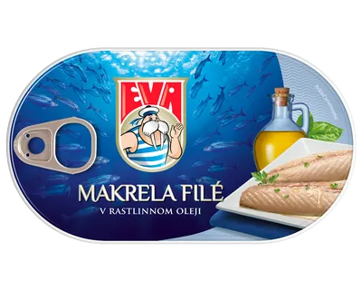 EVA Makrely v rastlinnom oleji