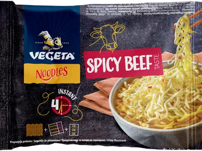 Vegeta Noodles cu gust de vită picant