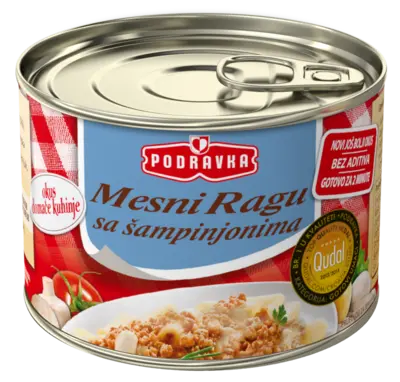 Meat ragout with mushrooms