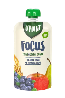 O’plant Focus sadno-žitni snack 200g