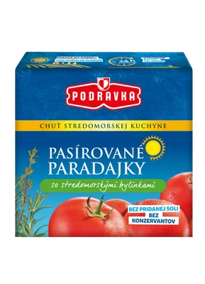 Pasírované paradajky so stredomorskými bylinkami