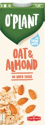 Rastlinski napitek, oves in mandelj