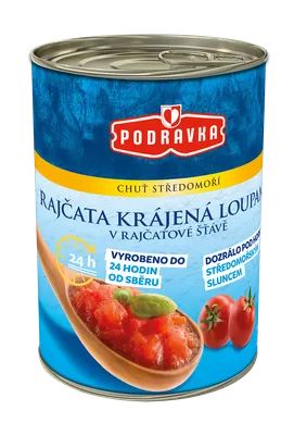 Rajčata krájená loupaná