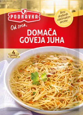 Domača goveja juha