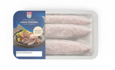 Patagonski lignji očiščeni - tulci in lovke