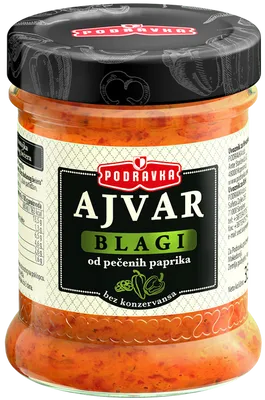 Ajvar z pečených paprík - jemný