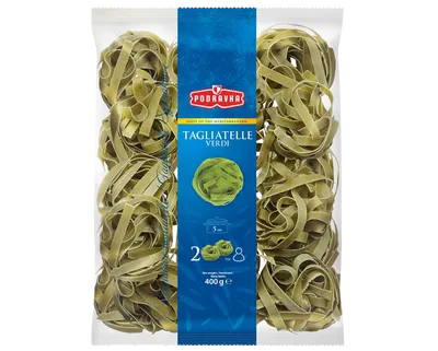 Tagliatelle špenátové