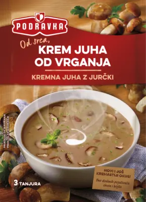 Kremna juha z jurčki