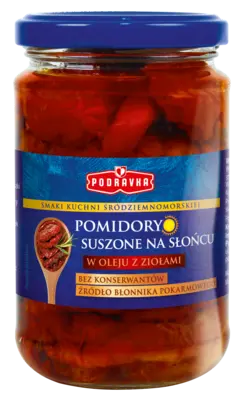 Pomidory suszone w oleju z ziołami Podravka