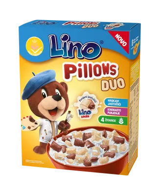 Lino Pillows - Mix de pernițe umplute cu cremă tartinabilă cu lapte și cacao