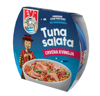 Tuna solata rdeča kvinoja